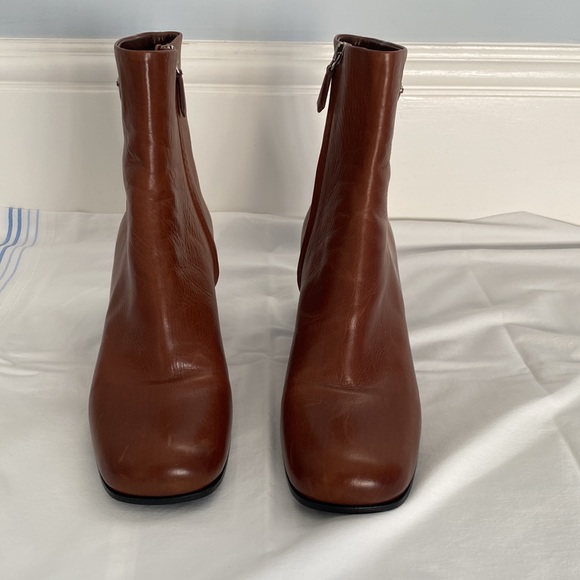 Prada cognac boots, size 8.5 - Picture 2 of 2